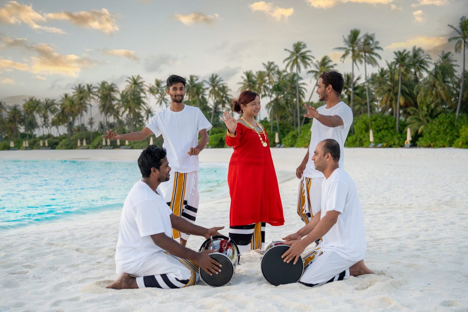 Traditional Boduberu performance at Avani Plus Fares Maldives